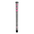 Superstroke Cross Comfort Golf Club Grip, Gray/Pink (Undersize)  Soft & Tacky Polyurethane That Boosts Traction  X-Style Surface