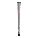 Superstroke Cross Comfort Golf Club Grip, Gray/Pink (Undersize)  Soft & Tacky Polyurethane That Boosts Traction  X-Style Surface
