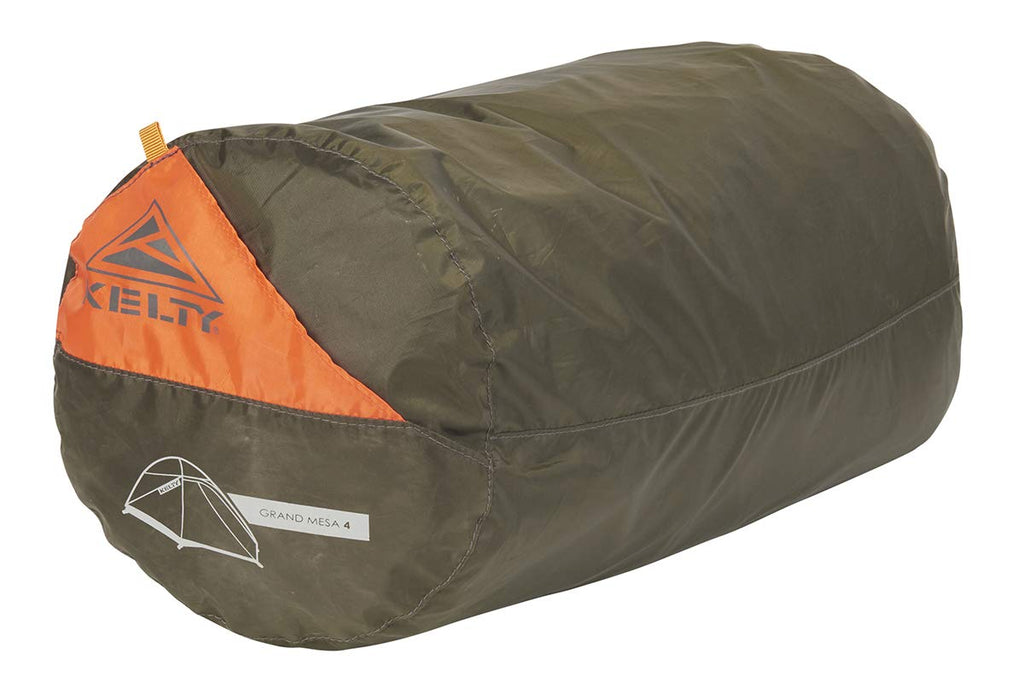 Kelty Grand Mesa 4P Backpacking Tent - 3 Season 4 Person Camping, Backpacking, Thru Hiking Shelter, Aluminum Pole Frame, Single