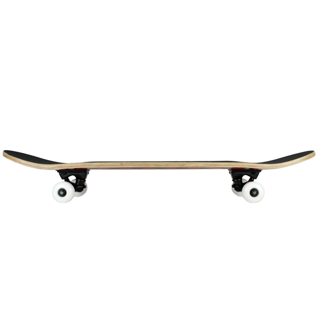 Krown Rookie Checker Skateboard, Black/Red, 7.75''