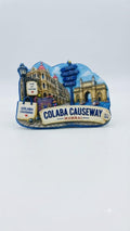 HOT MACHINE MARKET Colaba Causeway Mumbai Decorative Fridge Magnet | Mumbai Landmark Travel Souvenir 3D City Attraction Theme Ma