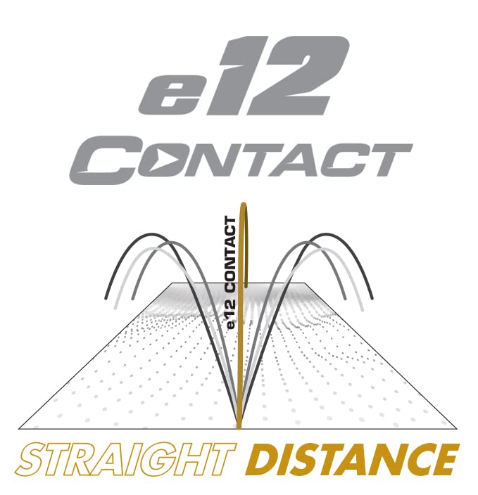 2023 Bridgestone Golf E12 Contact Golf Balls, White