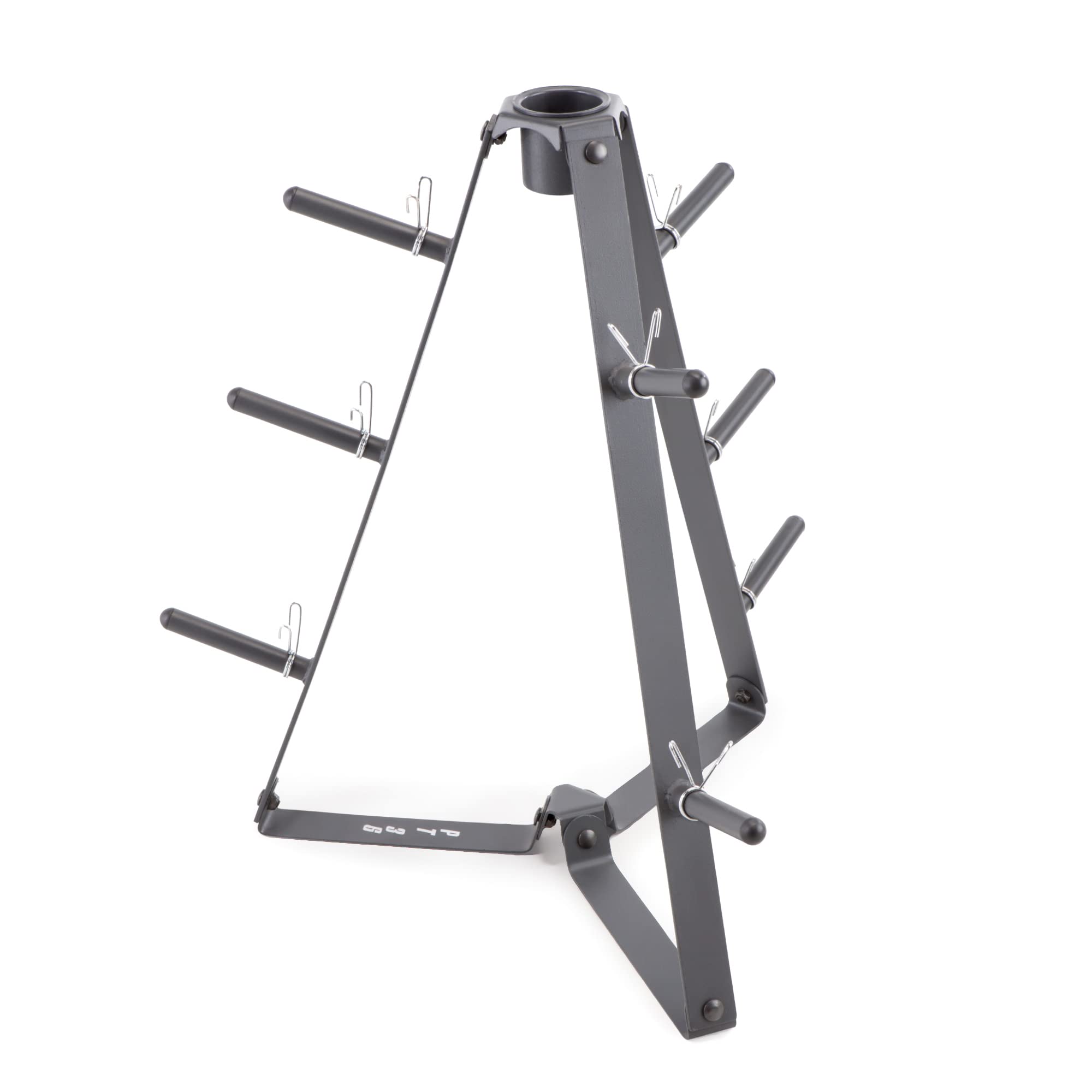 Marcy Plate Tree For Standard Size Weight Plates/Storage Rack For Exercise Weights Pt-36 Dark Grey, 34.00 X 9.00 X 4.00''