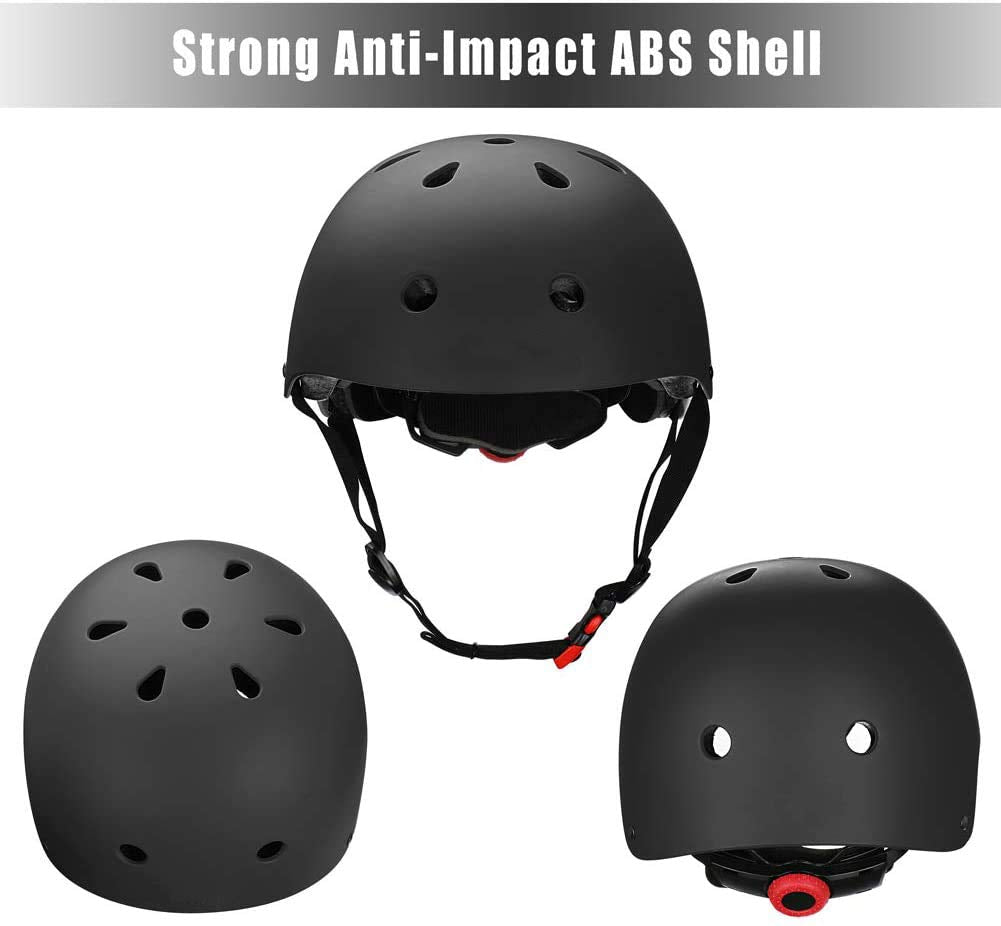 Adjustable Helmet For Ages 3-16 Kids Toddler Boys Girls Youth,Protective Gear With Elbow Knee Wrist Pads For Multi-Sports Skateb