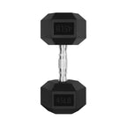 Ritfit 45Lb Dumbbells Rubber Encased Dumbbell Sets With Optional Rack For Home Gym, Coated Hand Weights For Strength Training, W