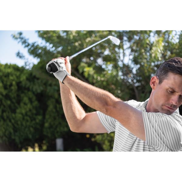 Sklz Mens Smart Glove Left Hand Golf Glove, Large, White
