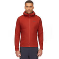 Rab Men's Xenair Alpine Light Hooded Insulated Jacket for Hiking & Mountaineering - Tuscan Red - Large