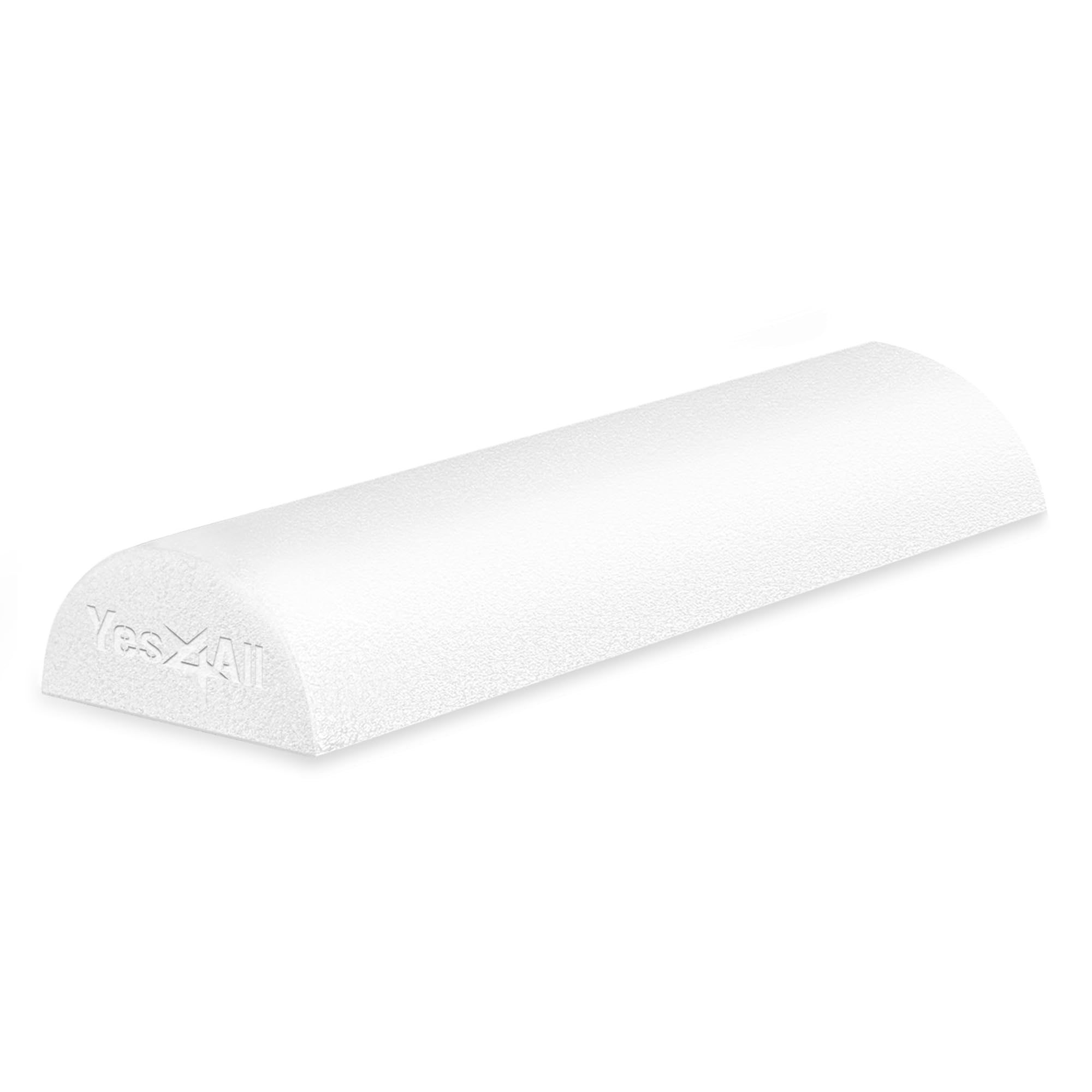 Yes4All Half Foam Rollers For Physical Therapy, Soft Density Round Pe Foam Roll For Back Massage, Yoga Exercise - 18 Inches