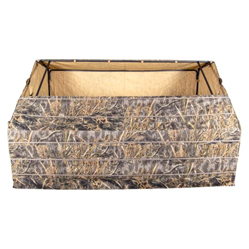 Avian-X G-Blind 4-Person Hunting Blind | Unique G-Shaped Frame Waterfowl Blind In Mossy Oak Shadow Grass Habitats Camo