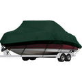 Seamander Waterproof Boat Cover, Solution-Dyed Yarn Marine Grade Cover Fits 20' To 22' Ft Bass, V-Hull, Tri-Hull, Fish & Ski, Ru