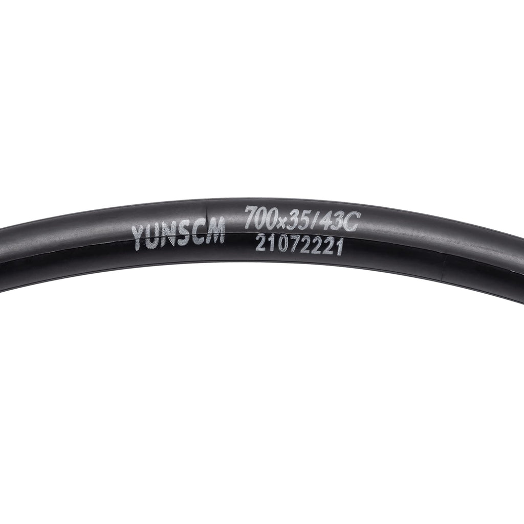 2 Pack 700C Bike Tubes 700 X 35/43C Av48 Schrader Valve With 3 Tire Levers Compatible With 700 X 35C 700 X 36C 700X37C 700 X 38C
