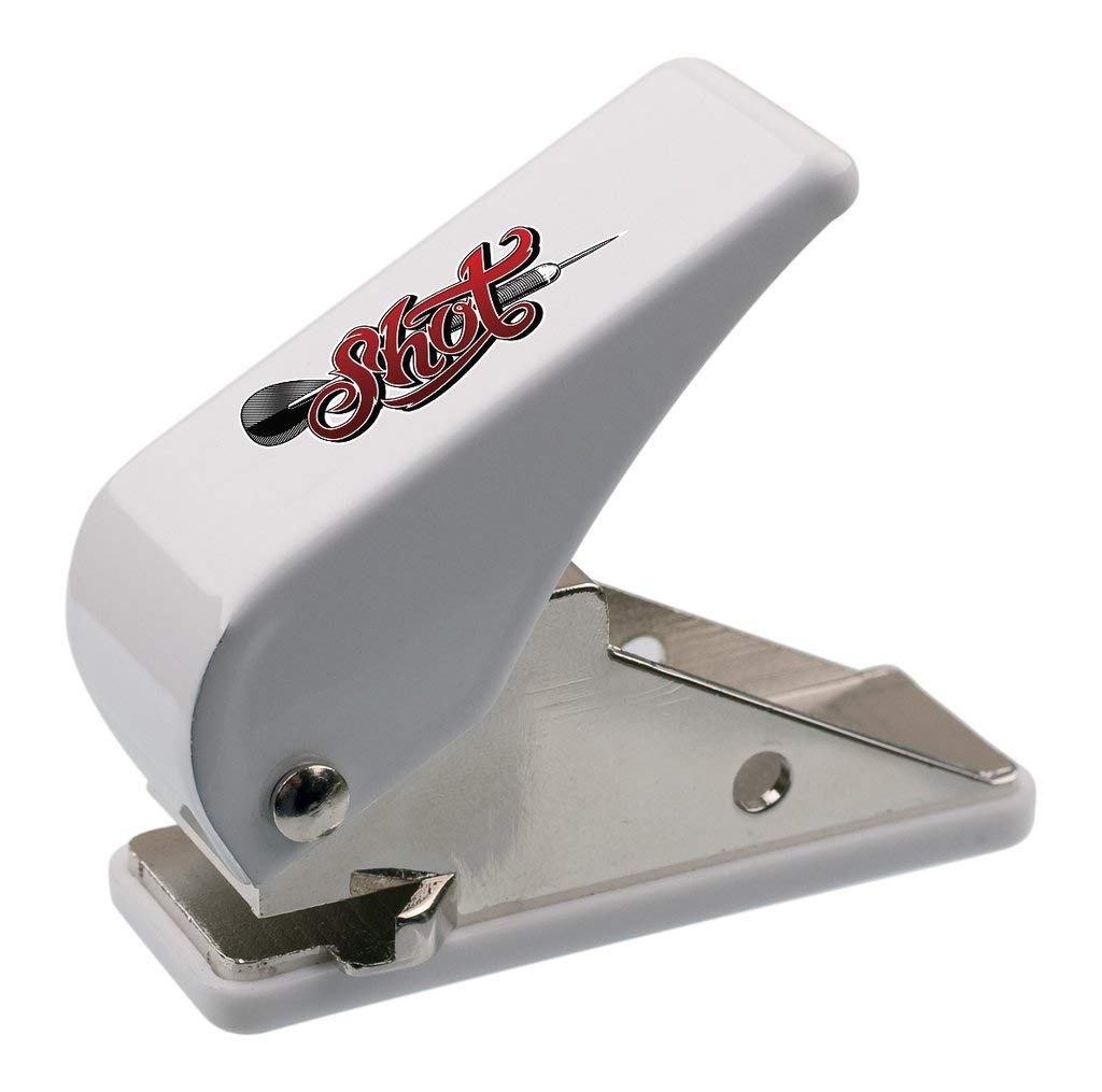 Shot! Darts Flight Hole Punch Accessory Tool, Cuts 5 Mm Width, Eliminates Flight Pop-Offs, Used With Aluminium Rings Or Dart Sha