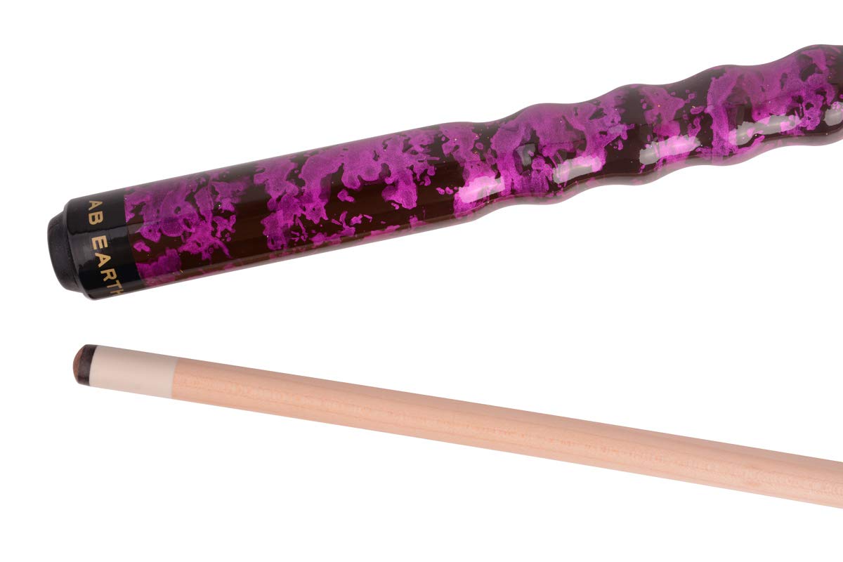 Ab Earth Ergonomic Design 13Mm Tip 58'' Maple Pool Cue Stick Kit With Hard Case (Purple, 21Oz)