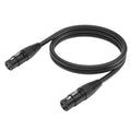 Yinker Xlr Female To Female Cable, 3 Pin Xlr Female To Female Microphone Mic Cord For Audio And Sound Equipments(10Ft3M,1Pack)