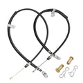 Drive-Up 2Pcs Club Car Precedent 2004+ Brake Cable Stainless Steel Core Driver & Passenger Side And 2018-Up Tempo G&E Golf Cart