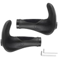Bike Handlebar Grips, Soft Gel Inserts Shock Resistance Ergonomics Comfort Design,for MTB Bicycle Mountain Bike Grip (Horns-Blac