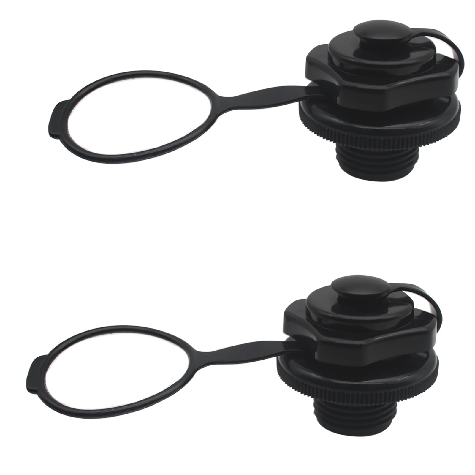 OZXNO 2 Pcs Inflatable Boat Air Valve 24mm Plastic Air Valve Caps for Inflatables Towable Tube Plug for Inflatable Raft Boat Kay