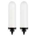 Survivor Filter Ultra Gravity Water Filter Replacement Pack - 2X Ceramic Filter Replacement - Compatible with Big Berkey - Remov