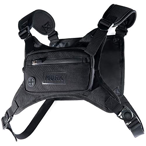 Mvrk Water Resistant Chest Pack - Minimalist Running Pack For Workouts, Running Phone Holder With Extra Storage, Lightweight Run
