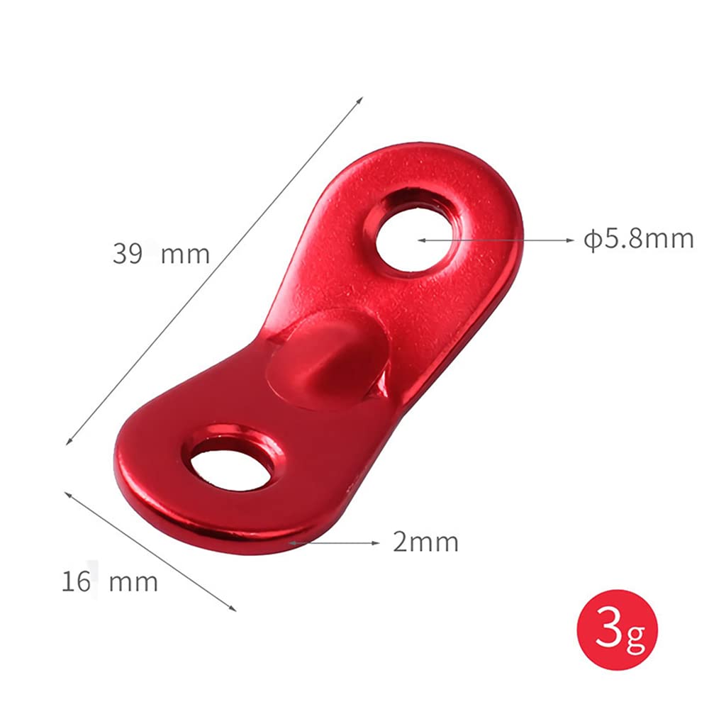 30 Pcs Aluminum Alloy Tent Rope Tensioner Dual Holes Guyline Cord Camping Supplies Durable Cord Adjuster Wind Rope Buckle For Ca