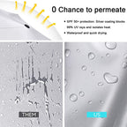 G4Free 62 Inch Portable Uv Protection Large Golf Umbrella Automatic Open Double Canopy Big Sun Umbrella Windproof Oversize Sport
