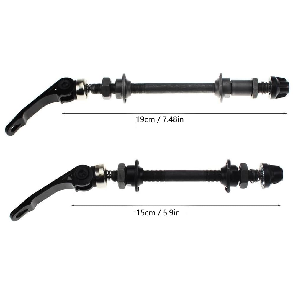 Bike Axle Cysky Quick Release Skewer Front Rear Bicycle Axle Wheel Hub Fit For Road Bike, Mountain Bike, Mtb, Bmx (1 Pair)