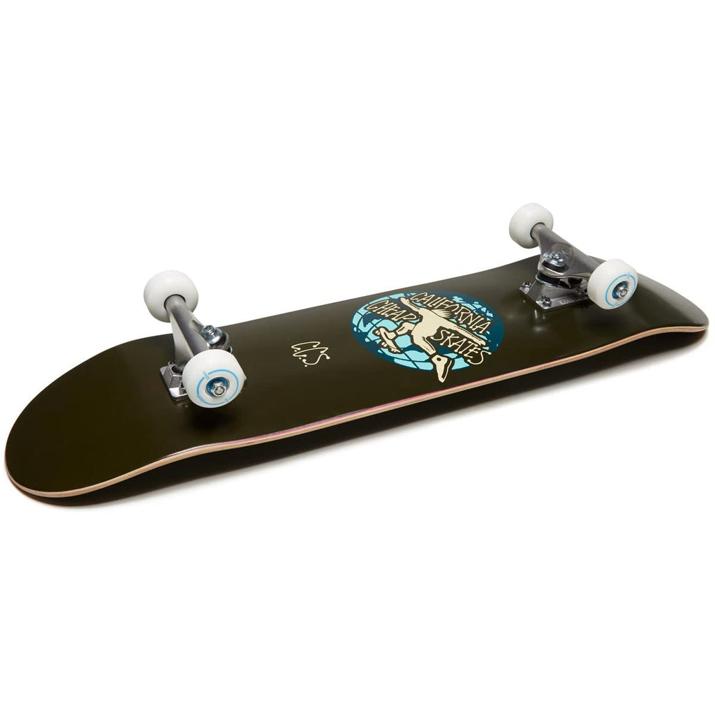 [Ccs] Globe Skateboard Complete Black 8.25'' - Maple Wood - Professional Grade - Fully Assembled With Skate Tool And Stickers -