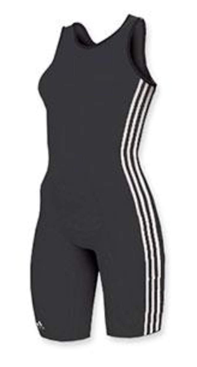 adidas 3 Side Stripes Womens WXL: Black/White