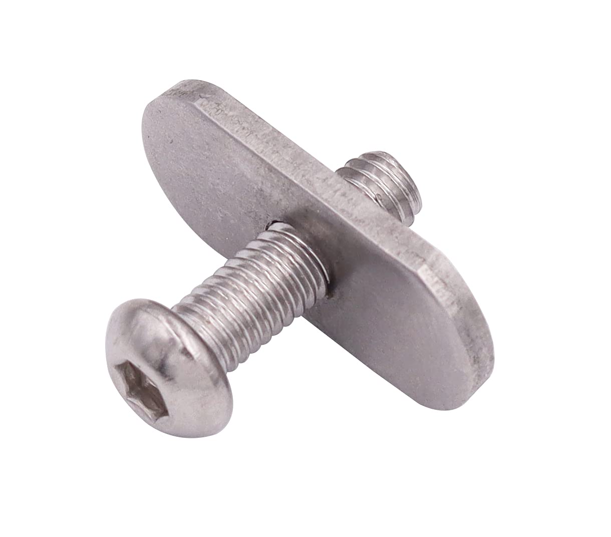Meter Star 6 Pcs 304 Stainless Steel Kayak Rail Screws & M6 Track Nuts Rail Hardware Gear Mounting Replacement Kit For Kayaks Ca