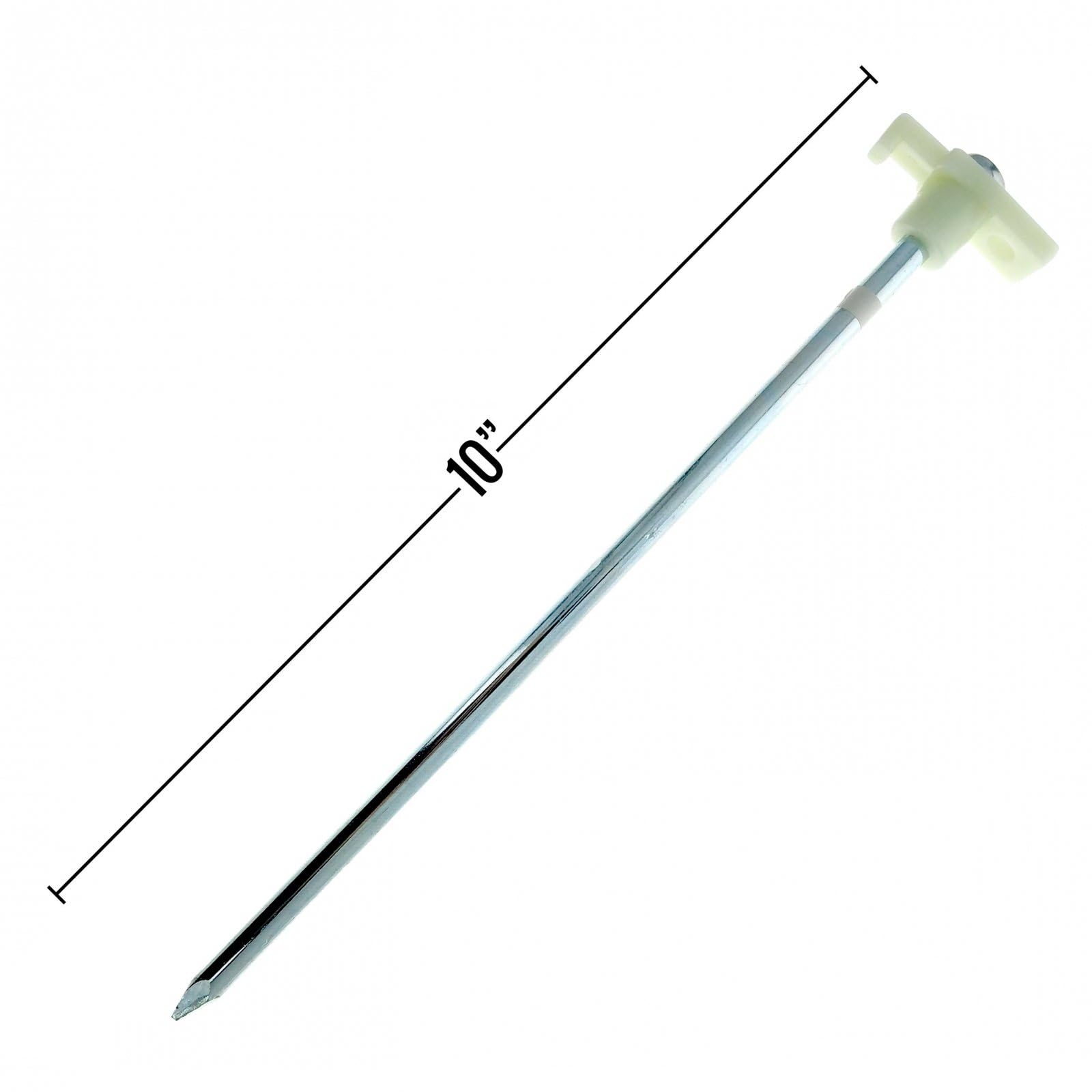 Asr Outdoor (20 Pack) Steel Tent Stake Glow In The Dark Heavy Duty Universal Camping Gear Anchor Tent Pegs