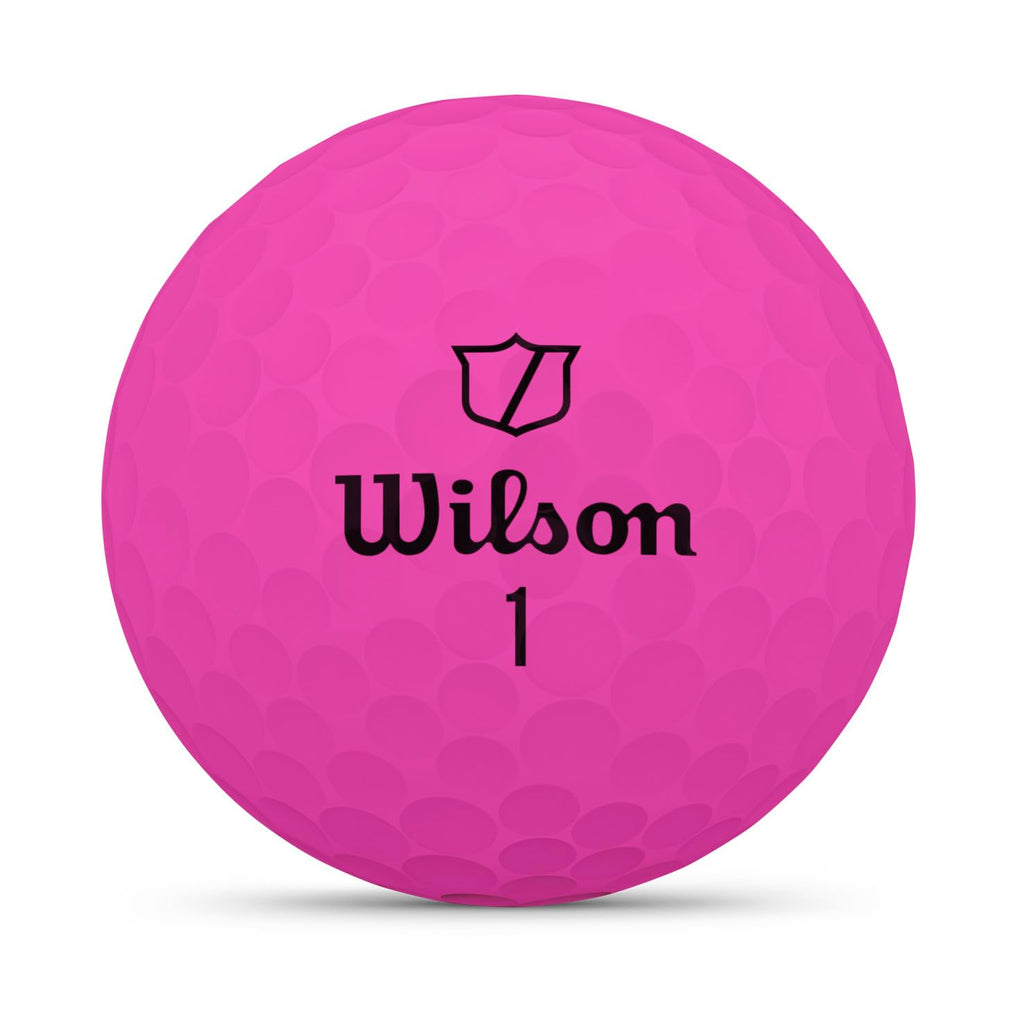 Wilson 2025 Duo Soft Golf Balls - Pink, 12 Balls