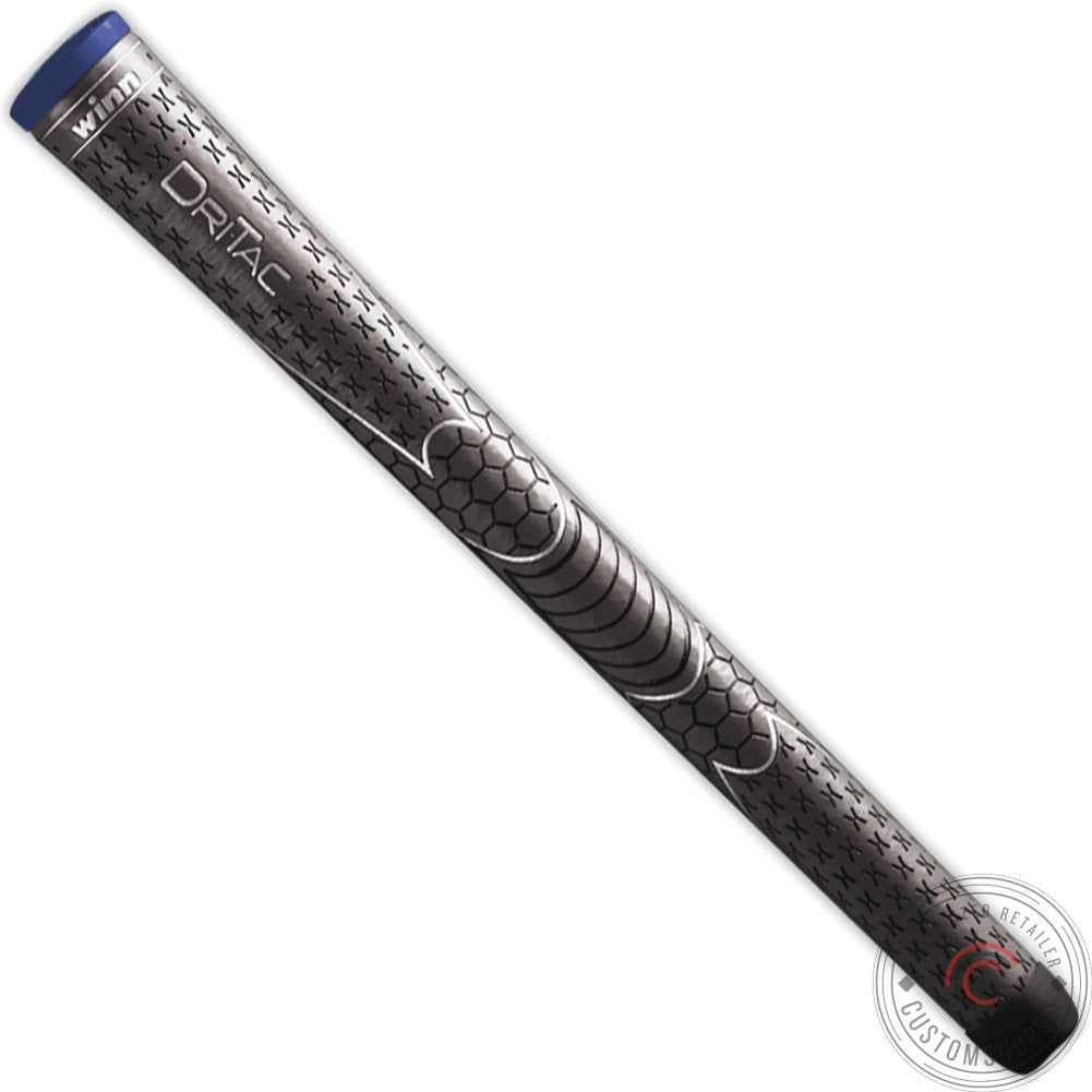 Set Of 9 Brand New Winn Dritac Midsize Avs Gray Golf Grip - Dri-Tac!