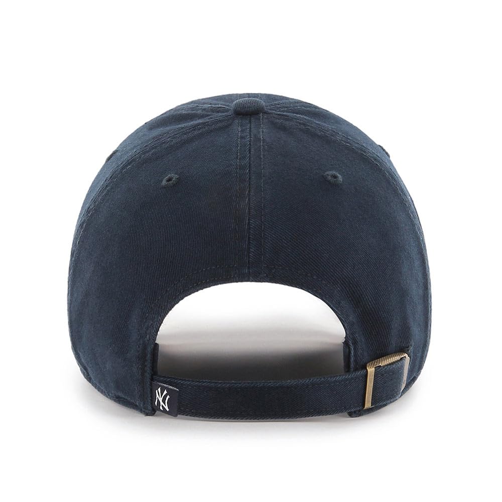 Mlb New York Yankees Mens 47 Brand Home Clean Up Cap, Navy, One-Size