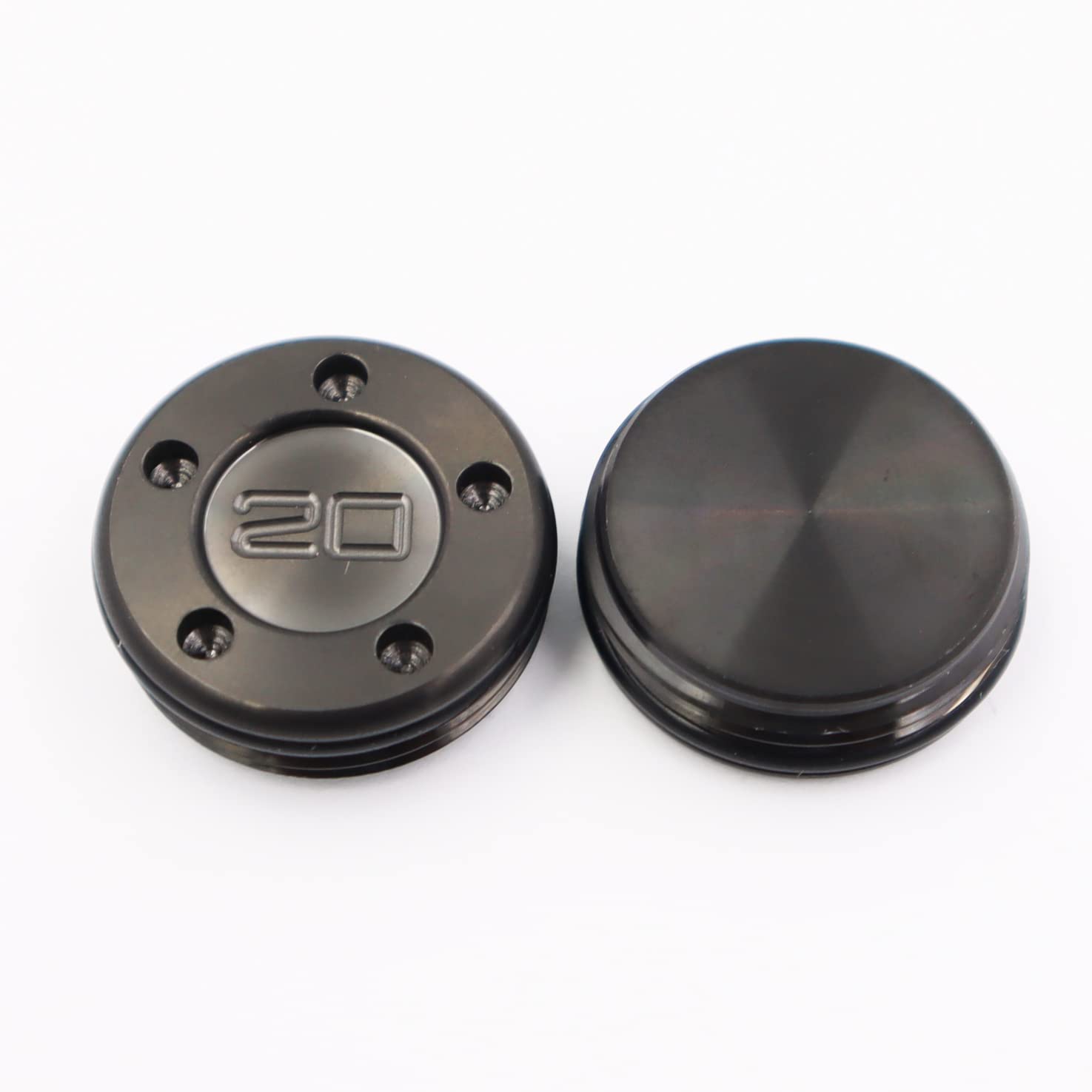Lezhisnug 1 Pair 2Pcs 20G Golf Custom Putter Weights With Black Wrench Kit Compatible With Titleist Scotty Cameron Putters; 20G