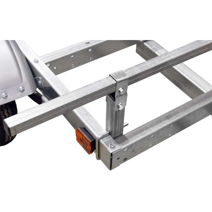 Malone Ecolight 2-Boat V-Rack Kayak Trailer Package