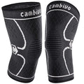 Cambivo 2 Pack Knee Brace, Knee Compression Sleeve For Men And Women, Knee Support For Running, Workout, Gym, Hiking, Sports (Gr