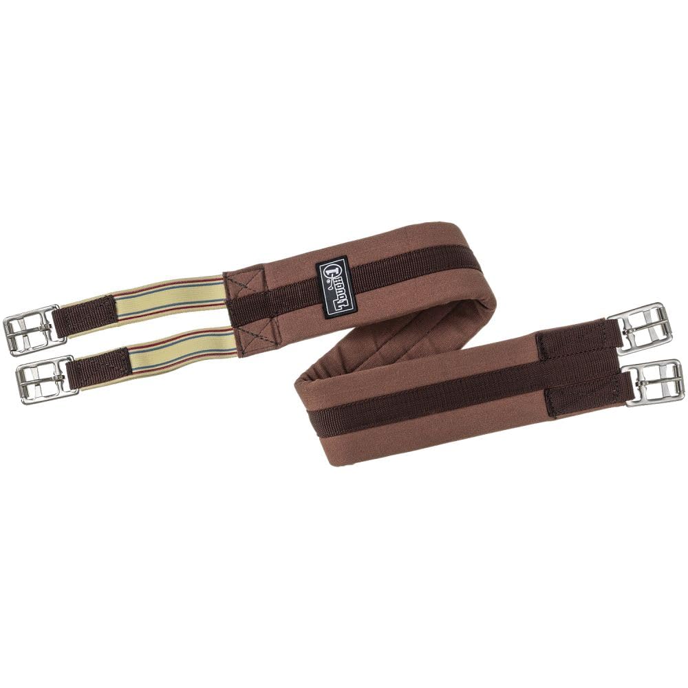 Tough 1 Padded Cotton English Girth, Brown, 48-Inch