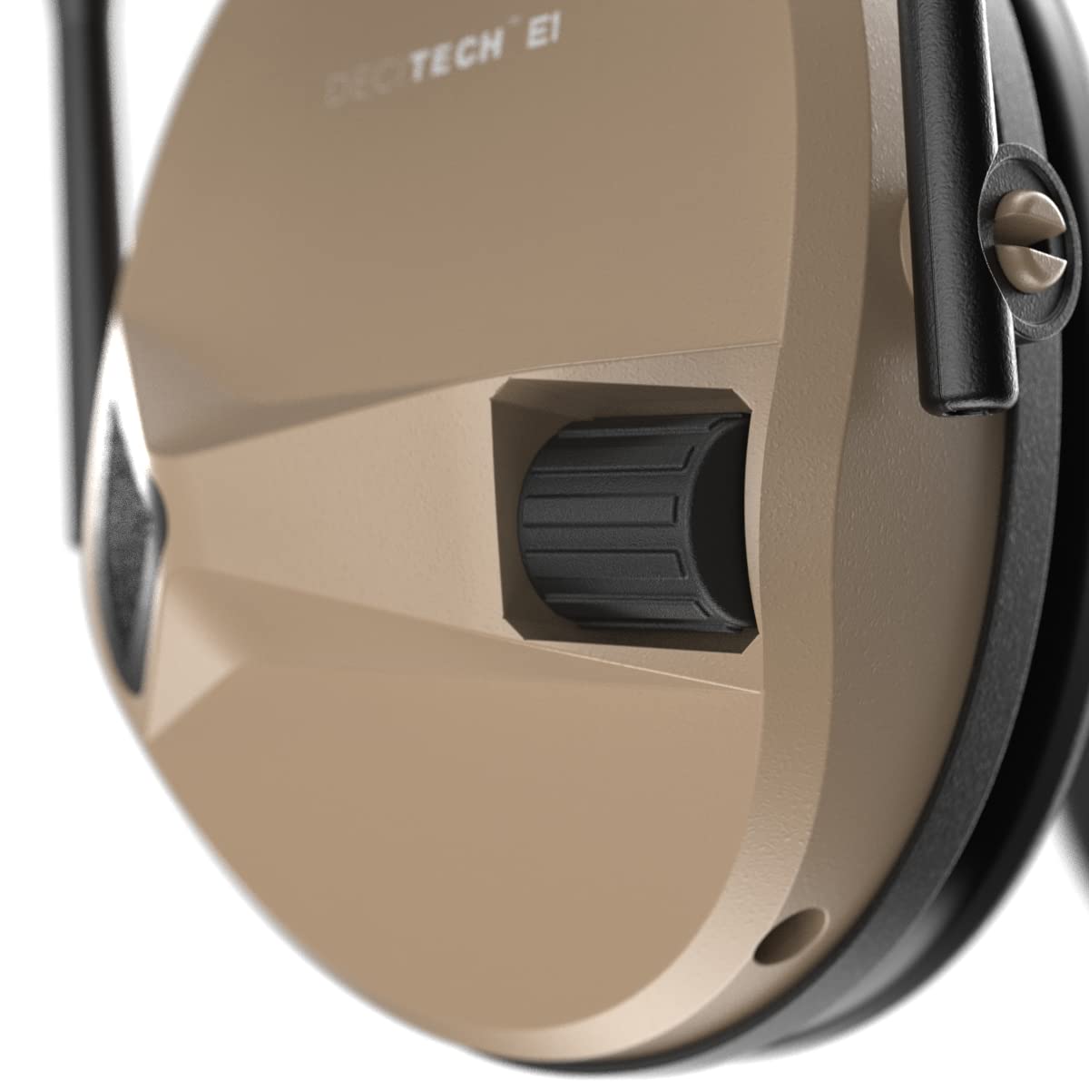 Defender Safety Decitech E1 Electronic Active Hearing Protection, Shooting, Range, Hunting, Tactical Earmuffs, 24 Nnr Rated. (Ta