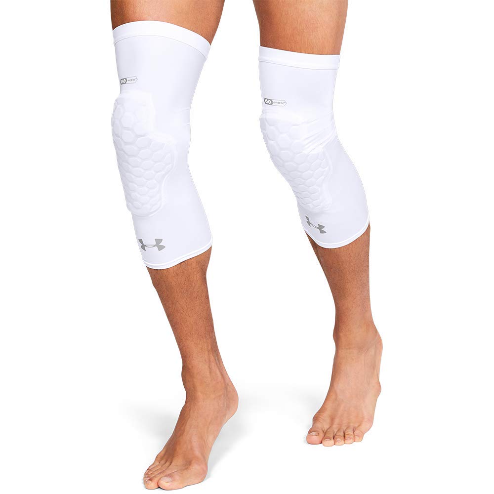 Under Armour Gameday Armour Pro Padded Leg Slvs-Wht,Lg,White