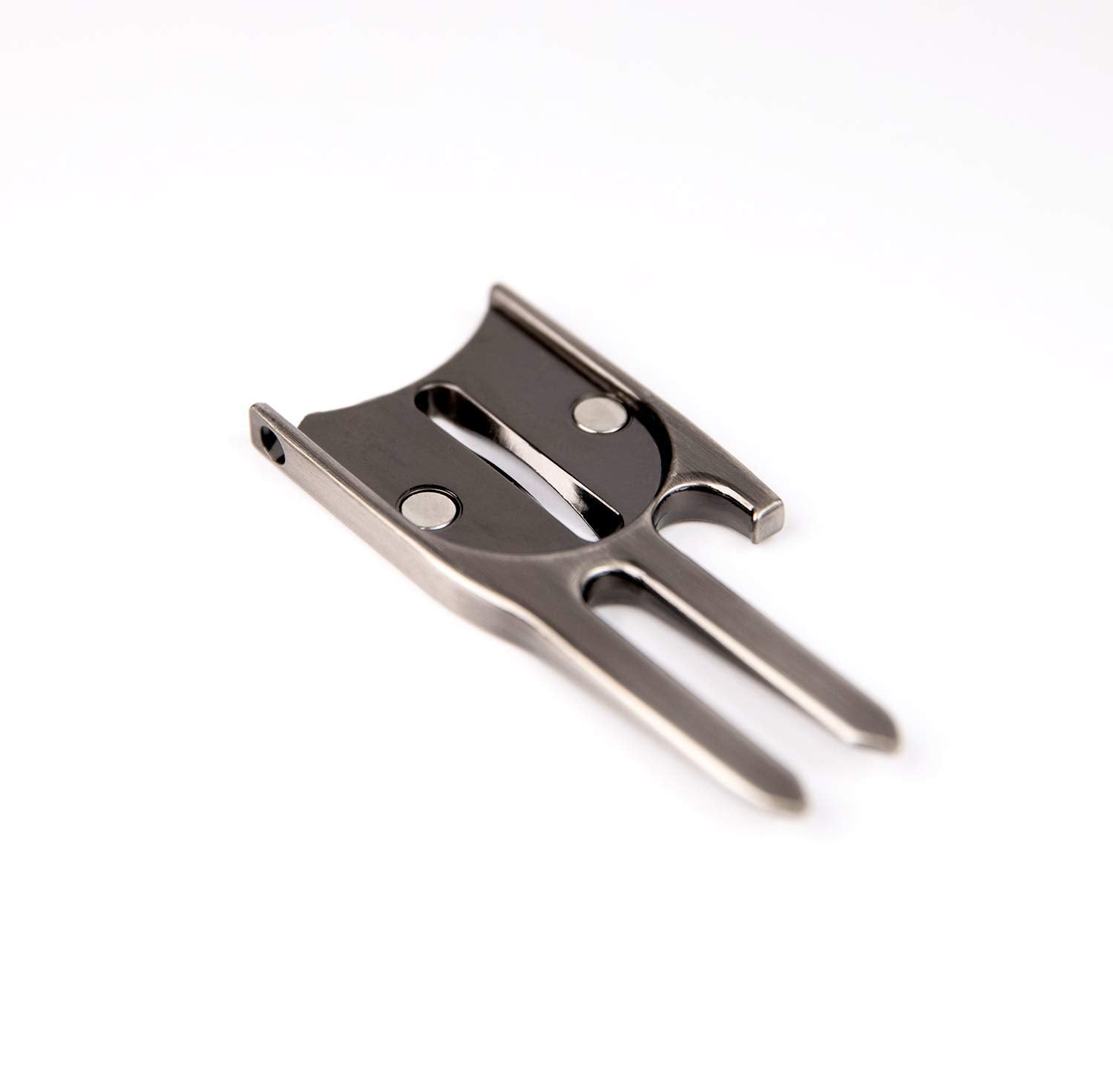 Golf Divot Repair Tool. Golf Ball Marker. Birdicorn 6-In-1 Golf Divot Tool (Heavy Silver)
