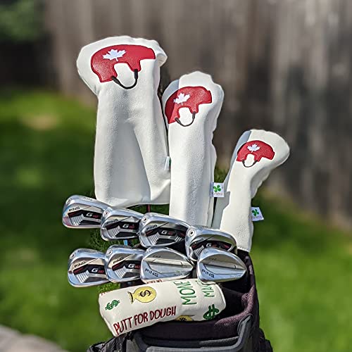 Foretra - Limited Edition Hockey Helmet - Canada Driver Head Cover - Tour Quality Golf Club Cover - Style And Customize Your Gol