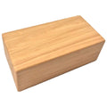 Milisten Yoga Bricks Beech High Density Yoga Dance Training Auxiliary Tool Wooden Bricks (Yellow)