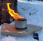 Branded Boards | Made In Usa | Portable Mini Bonfire Campfire In A Can | Reusable & Up To 2 Hours Of Burn Time | Picnics Parties