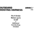 Davis Motor Caddy Outboard Hoisting Harness -
