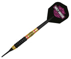 Harley-Davidson Evo Pink Bar & Shield 18 Gr. Soft Tip Darts - Brass Barrels