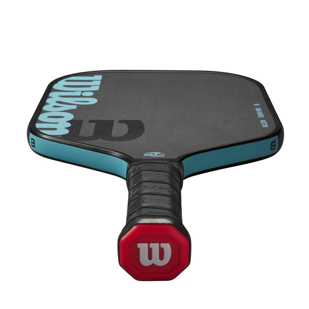 Wilson Tempo Pro 16Mm Pickleball Paddle - Grip Size 2-4 1/4'', Black/Blue