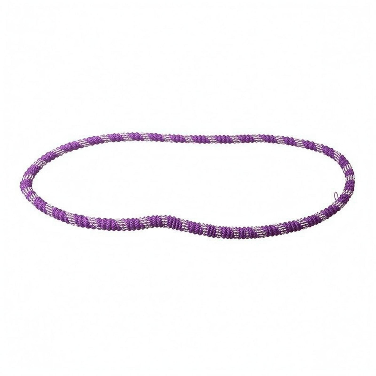 MERISHOPP Gentle Spiral Waist Hoop FullShape Wrap Spring Exercise Fitness Hoop for Women, Home Workout Purple Fabric 5jin