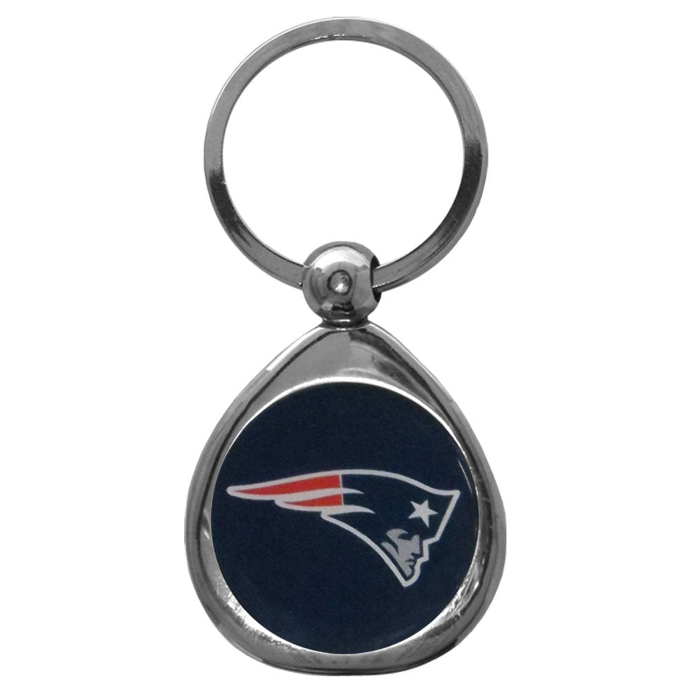 Nfl Siskiyou Sports Fan Shop New England Patriots Chrome Key Chain One Size Team Colors