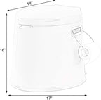 Portable Travel Toilet For Camping And Hiking (Toilet With Case)