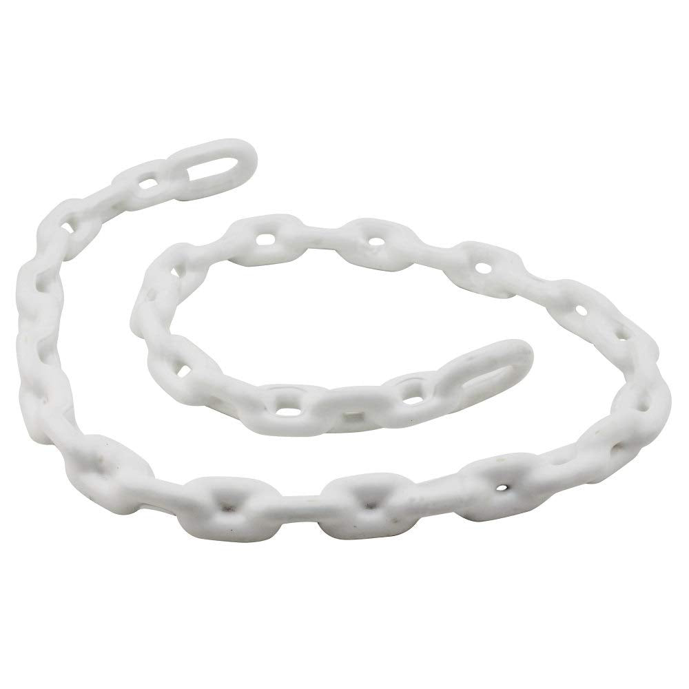 Extreme Max 3006.6590 Boattector Pvc-Coated Anchor Lead Chain - 5/16'' X 5', White